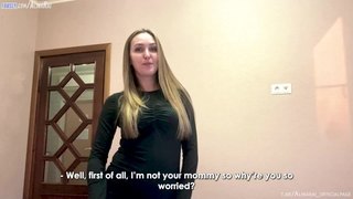 La belle-mère demande à son beau-fils de la mettre enceinte. - Jute profondément dans ma chatte