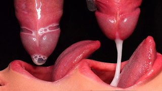 PRIMER PLANO: ¡MEJOR MILKING DE CONDÓN CON MAMADA! ¡Se LE ROMPIÓ EL CONDÓN y SE TRAGÓ TODO EL ESPERMA! ASMR Chupando