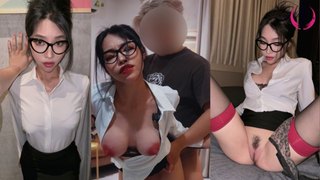 Engañando a mi marido con otro chico que conocí en un club y dejé que eyaculara dentro de mi coño. Perdón, cariño